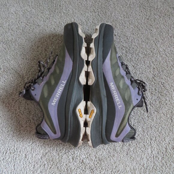 Merrell Women's Moab Speed Hiking/Athletic Shoes Size 7 Gray/Puple J135408 - Picture 8 of 10